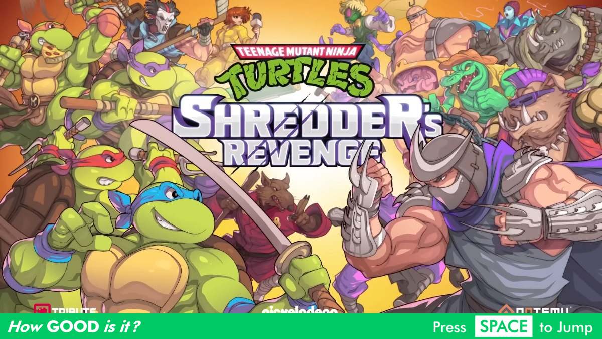 TMNT Shredders revenge title image