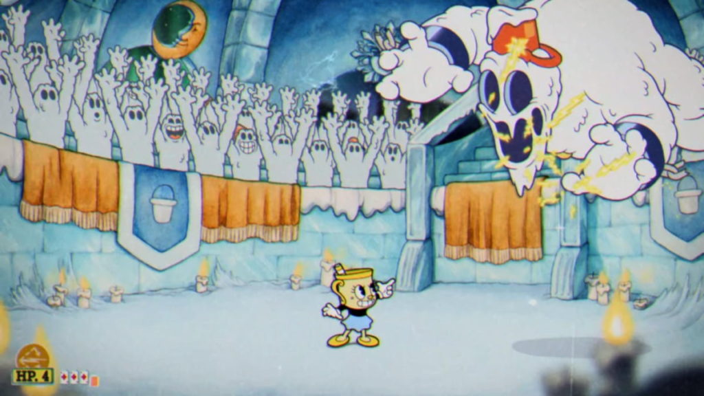 Cuphead Mortimer Freeze snowman phase 2