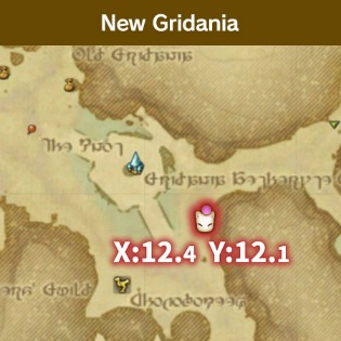FFXIV New Gridania Itinerant Moogle location