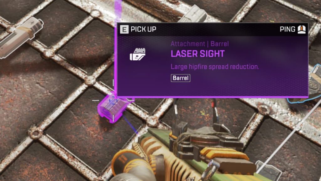 Laser Sight on ground