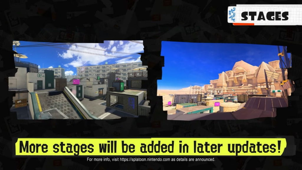 Splatoon 3 upcoming stages