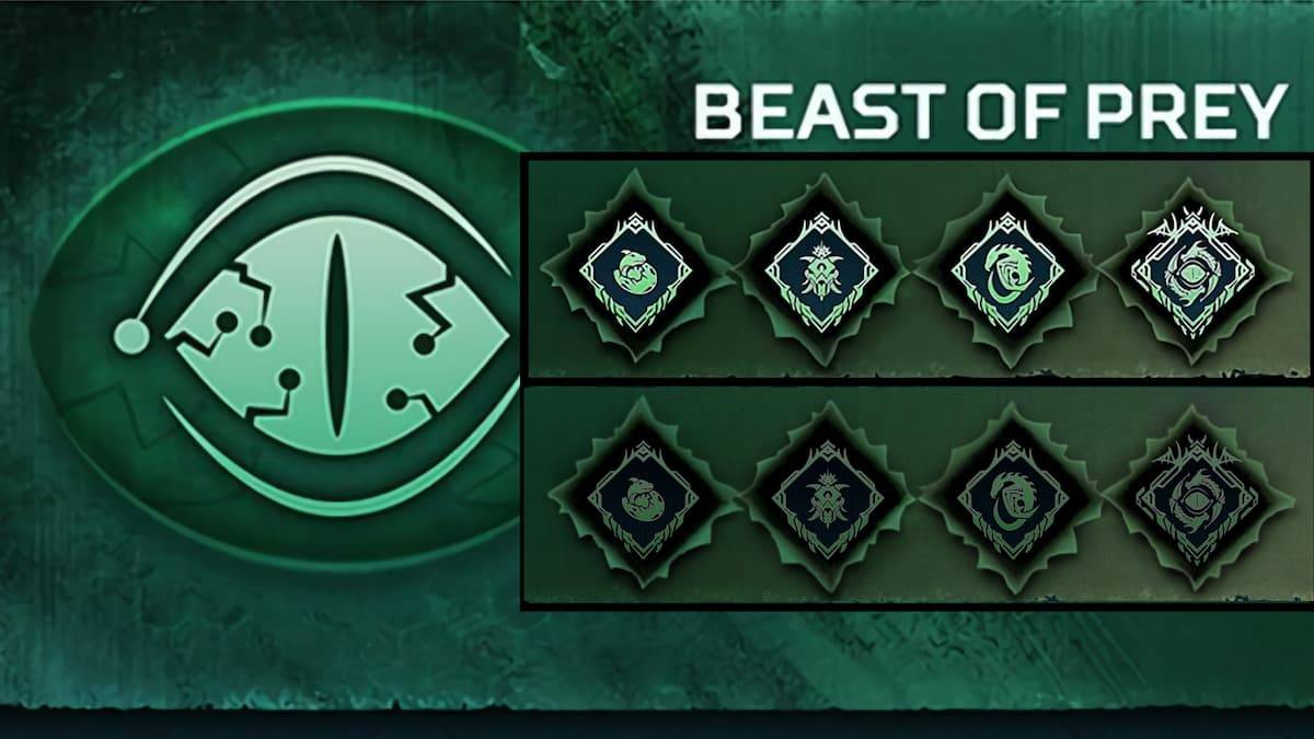 Beast of Prey Challenge Badges