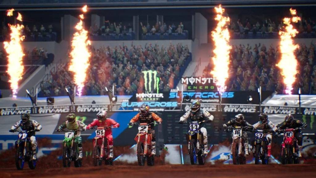 Monster Energy supercross game ps5 ps5 advertisement
