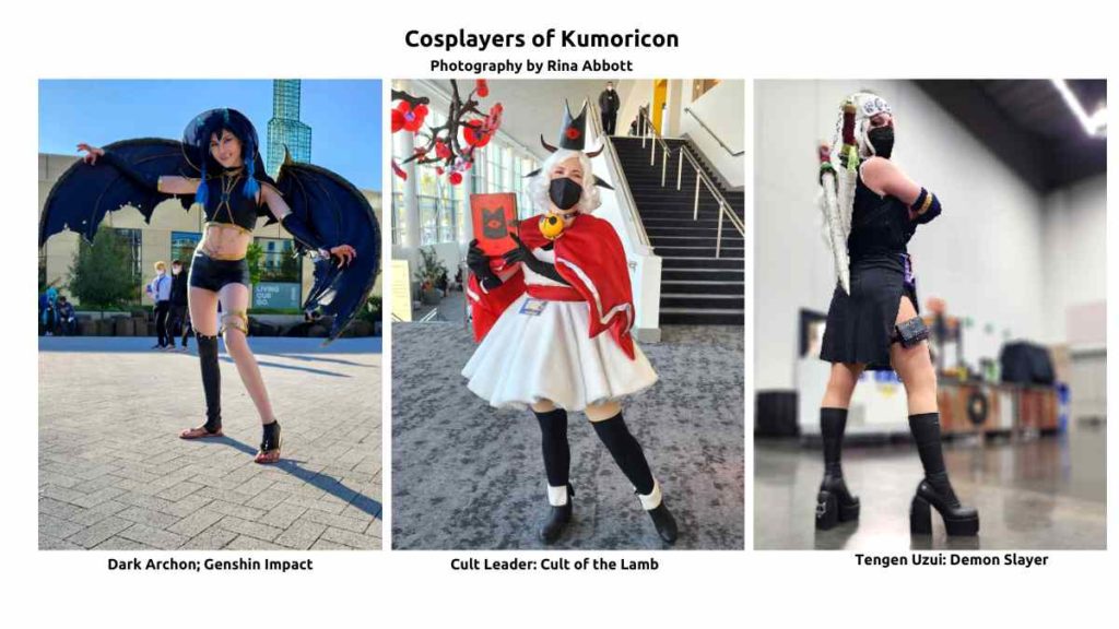 Some fantastic cosplayers dressed up as Dark Archon (Genshin Impact), Cult Leader (Cult of the Lamb), and Tengen Urzui (Demon Slayer) that I wanted to highlight from the weekend.
