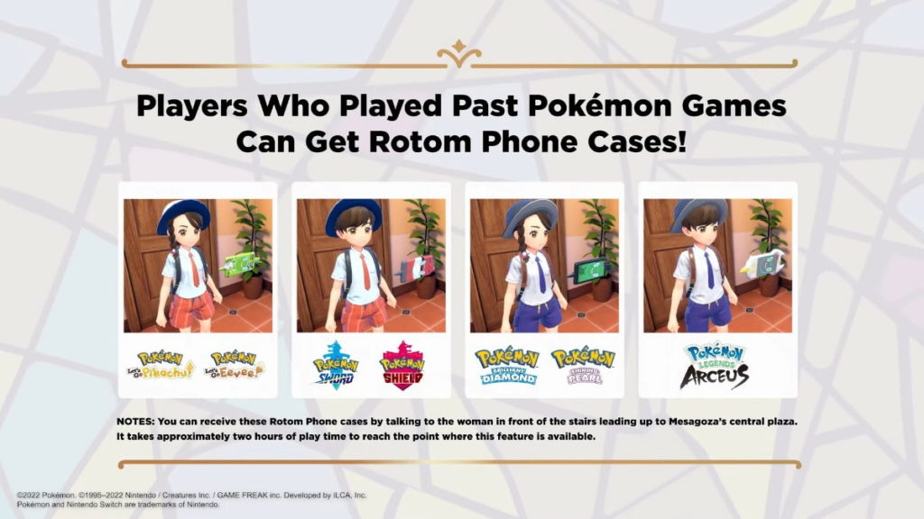 Gamefreak Pokemon rotom phone cases scarlet and violet returner rewards