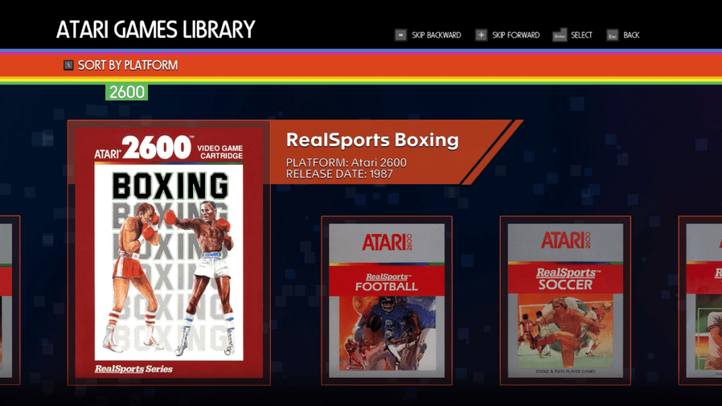 Atari 50 Game List Boxing