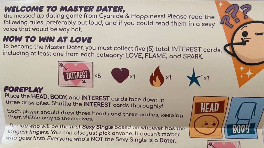 Master Dater Rules