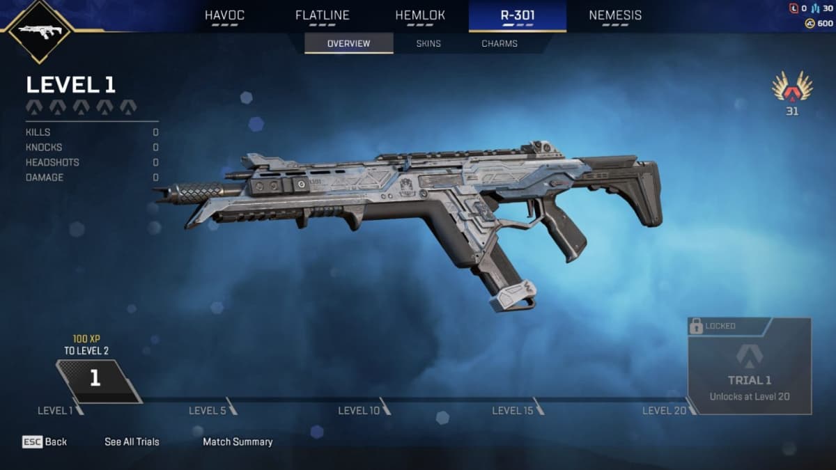Apex Legends' Weapon Mastery