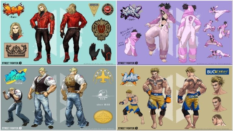 Street fighter 6 outfit 3 designs