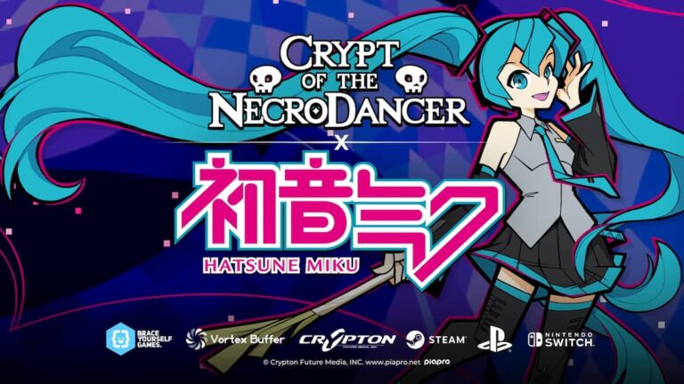Crypt of the NecroDancer x Hatsune Miku Promo Image
